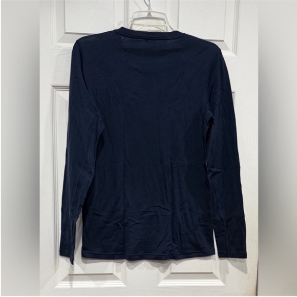 Kari Traa Women's XL Lucie Long-Sleeve Top Navy NWT 100% Wool Base Layer Ski - Picture 3 of 6